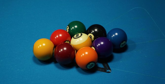 Billard, Liste, Bold, Bolde, Flerfarvet