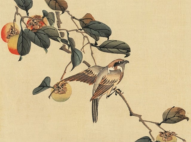 Free vintage japanese watercolour illustration