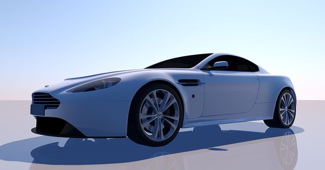 Free aston martin vantage illustration