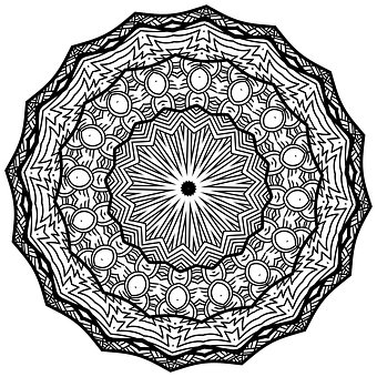 Free Mandala Line Art illustration and picture