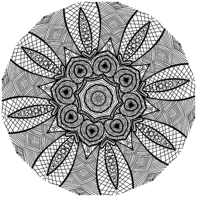 Download free HD stock image of Mandala Line Art Free mandala line art black and white illustration