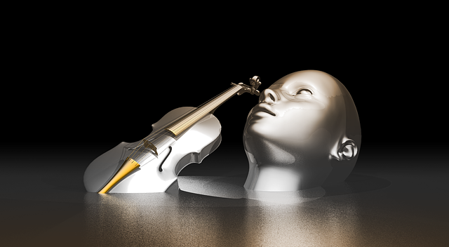 Free violin man music illustration