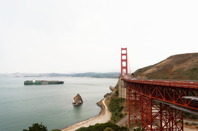 Bro, Golden Gate, Vand, Kystnære, Hav