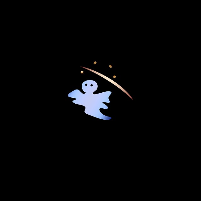 Free ghost night night sky illustration