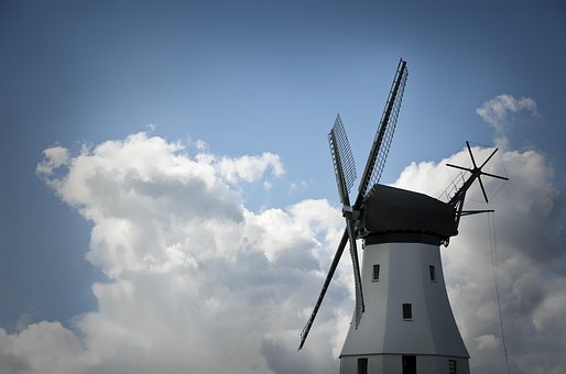 Free Windmill Clouds photo and picture