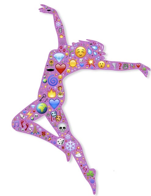 Free dancer prance emoji illustration