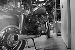 bike, engine, exhaust pipe
