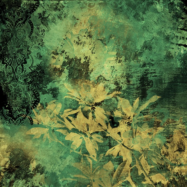 Free christmas gold green illustration