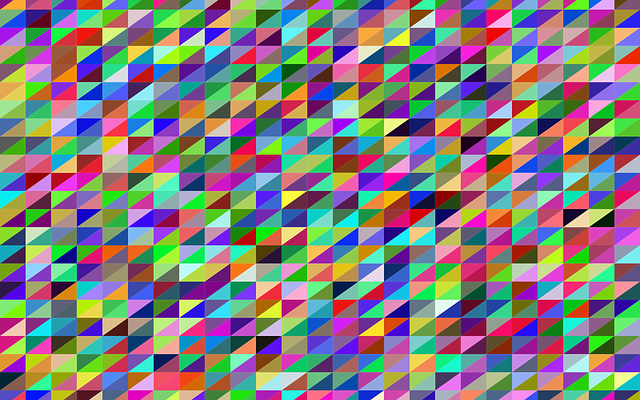 Free abstract geometric triangular vector