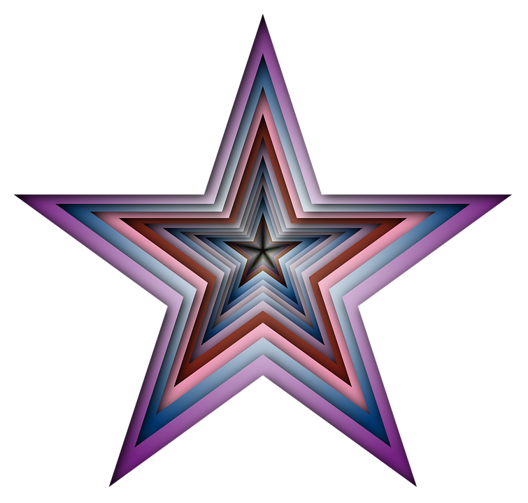 Geometric Star Art