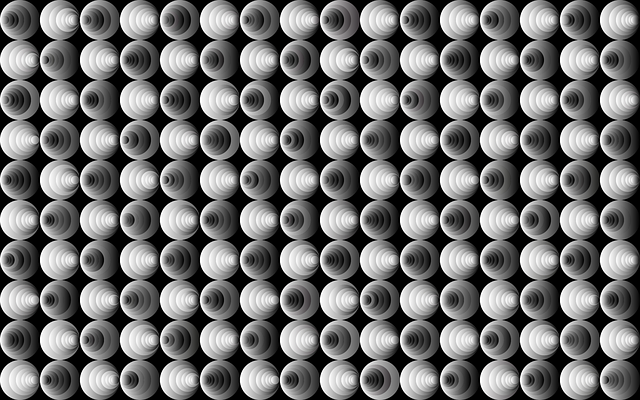 Free retro circles abstract vector