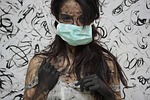 women's, model, down