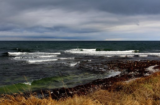Nordstrand, Grenaa, Dänemark, Herbst