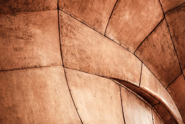 Free Brown Metal Plate Wall photo and picture