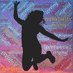 enthusiastic, energetic, young