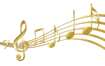 scores, staff, treble clef
