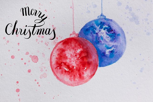 Kerstmis, Kaart, Kogel, Kerst Versiering