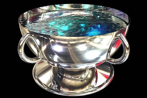 Free Silver Dish illustration and picture