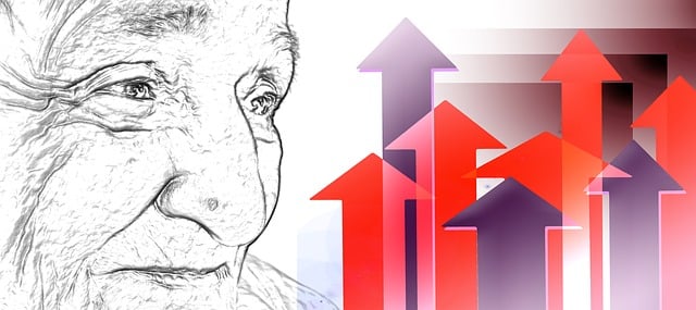 Free woman old face illustration