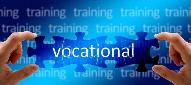 Free training vocational training to learn illustration