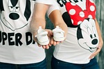 pregnancy, baby's bootees, mickey mauz