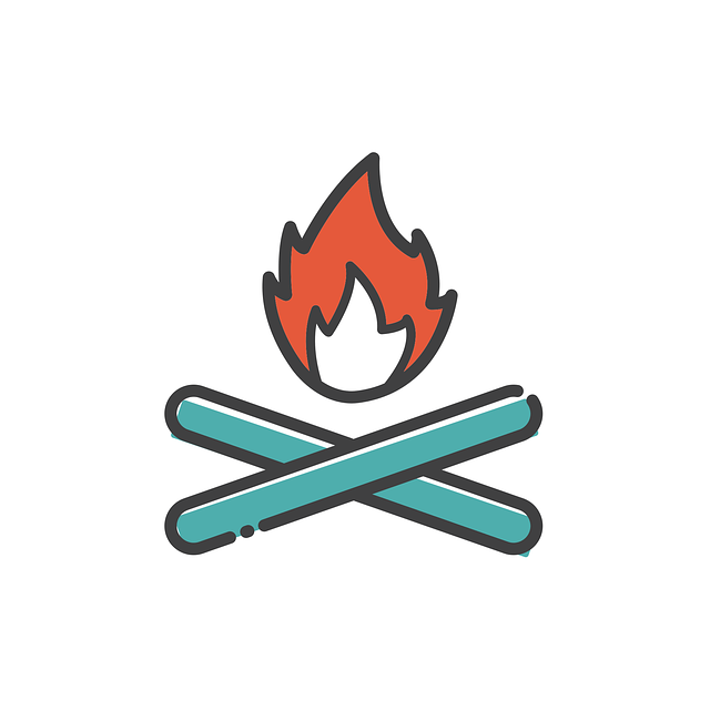 Free bonfire icon sign vector