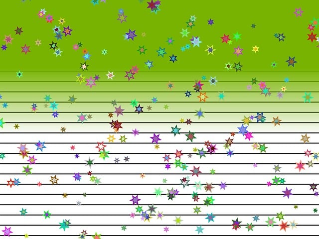Free stationery effect confetti illustration