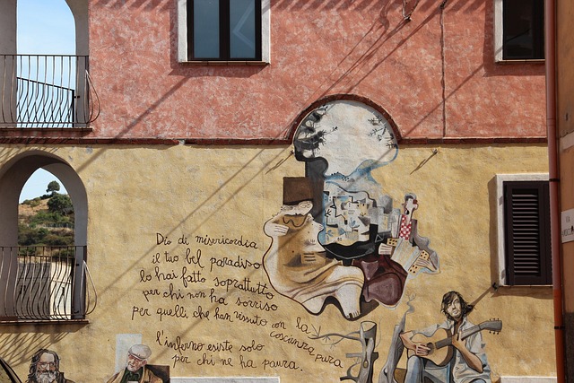 Sardegna, Orgosolo, Murales, Italia