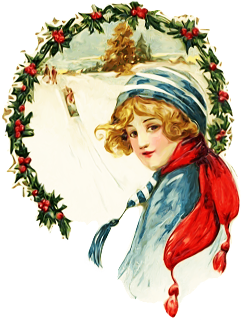 Junge, Weihnachten, Xix Jahrhundert