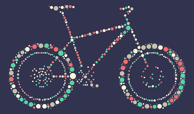 Free bike mountain bike environmental friendly illustration