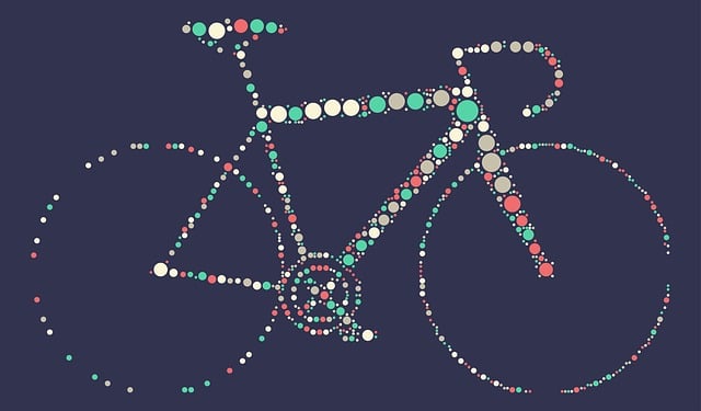 Free bike mountain bike environmental friendly illustration