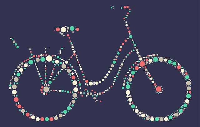 Free bike mountain bike environmental friendly illustration