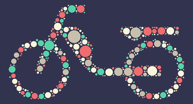 Free bike mountain bike environmental friendly illustration