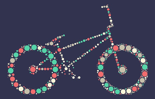 Free bike mountain bike environmental friendly illustration
