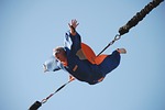 man flying, manege, show