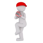 white male, 3d model, isolated
