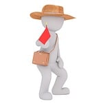 white male, 3d model, isolated