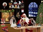 workshop, father christmas, santa