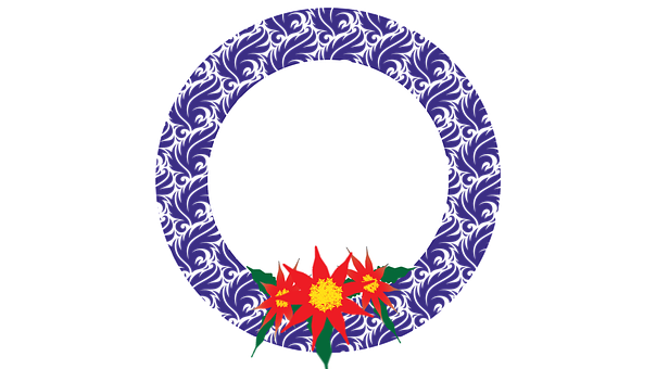 Free Christmas Wreath Holiday illustration and picture