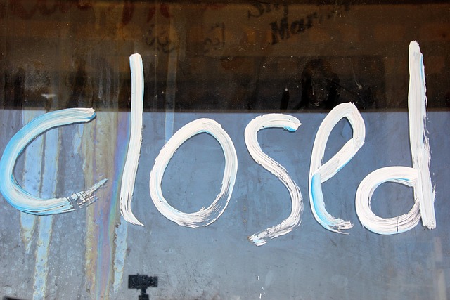 Geschlossen, Closed, Türschild, Zu