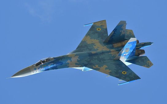 Airplane, Jet, Fighter, Flanker, Airshow