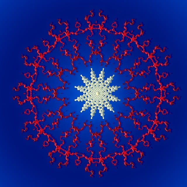 Mandala, Abstrakt, Fraktal, Patriotisch