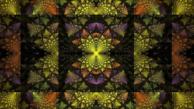 Download free HD stock image of Fractal Multi-Color Free fractal multi-color geometry illustration