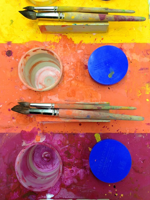 Malen, Färbe, Pinsel, Kunst, Bunt