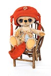 baby doll, folk art items, papier mache