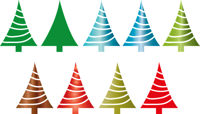 Free tree christmas christmas tree illustration