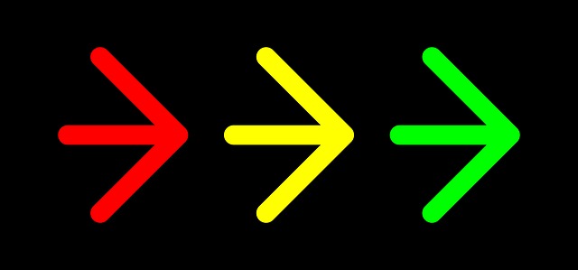 Free arrow direction black illustration