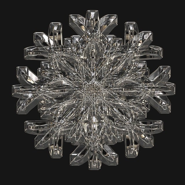 Free ice crystal snowflake cold illustration