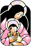 virgin mary, nativity, christmas