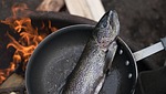 cooking, cooking pan, fire